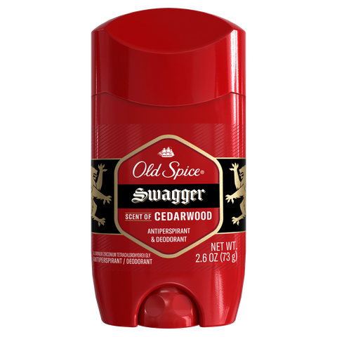 Old Spice Red Collection Swagger Scent Invisible Solid Antiperspirant and Deodorant for Men, 2.6 Oz