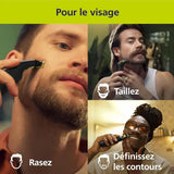 Philips OneBlade 360 - Rasoir Électrique et Tondeuse Barbe (Original)