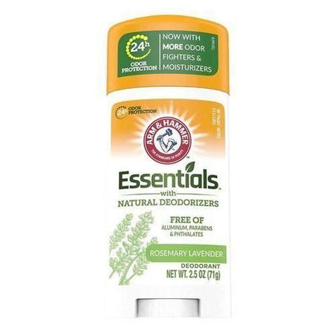 Arm & Hammer, Essentials™, Déodorant avec désodorisants naturels, Lavande et romarin, 71 g