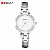 CURREN – montre-Bracelet à Quartz en acier inoxydable pour femmes, élégante, classique, cadran