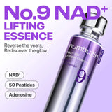 Numbuzin No.9+ NAD+ BIO Lifting-sil Essence – Essence Anti-Âge & Fermeté Révolutive – 50ml