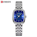 Curren 9093 Original mode montre à Quartz en acier inoxydable pour femmes élégantes dames montres étanche montre-bracelet pour femme mains
