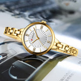 CURREN femmes montres de luxe mode femmes montres à Quartz haut de gamme strass cadran horloge étanche Reloj Mujer 9097
