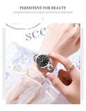 Montre à quartz en acier inoxydable pour femme, montre-bracelet de luxe pour fille, mode pour femme, horloge féminine d'affaires, bracelet, 9092