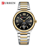 CURREN 8471 Montre Homme Luxe Bracelet en Acier Montre Homme Étanche Quartz Calendrier Montres Affaires pour Hommes Relogios Masculino