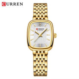 Curren 9093 Original mode montre à Quartz en acier inoxydable pour femmes élégantes dames montres étanche montre-bracelet pour femme mains