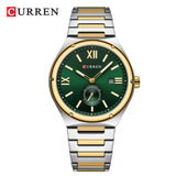 CURREN 8471 Montre Homme Luxe Bracelet en Acier Montre Homme Étanche Quartz Calendrier Montres Affaires pour Hommes Relogios Masculino