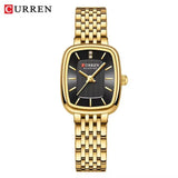 Curren 9093 Original mode montre à Quartz en acier inoxydable pour femmes élégantes dames montres étanche montre-bracelet pour femme mains