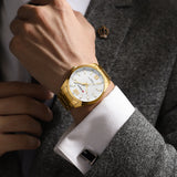 CURREN 8434 marque de mode montre pour hommes étanche veilleuse élégante affaires bracelet en acier inoxydable hommes cadeau montre reloj hombre