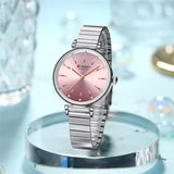 Curren 9081 montre à Quartz pour femme de marque de mode élégante étanche loisirs Simple bracelet en acier or et argent montre pour femme