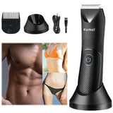 Kemei KM-1838 USB Base Lavable Hommes Rasoir Aine Barbe Tondeuse Coupe De Cheveux Multifonction Électrique Machine De Coupe De Cheveux