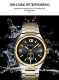 CURREN 8471 Montre Homme Luxe Bracelet en Acier Montre Homme Étanche Quartz Calendrier Montres Affaires pour Hommes Relogios Masculino