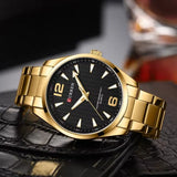 CURREN 8434 marque de mode montre pour hommes étanche veilleuse élégante affaires bracelet en acier inoxydable hommes cadeau montre reloj hombre