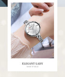 CURREN 9097 montre à Quartz décontractée pour femmes élégant Design Simple étanche bracelet en acier inoxydable mode affaires montre-bracelet dame