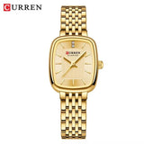 Curren 9093 Original mode montre à Quartz en acier inoxydable pour femmes élégantes dames montres étanche montre-bracelet pour femme mains