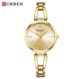 Montre à quartz en acier inoxydable pour femme, montre-bracelet de luxe pour fille, mode pour femme, horloge féminine d'affaires, bracelet, 9092