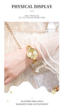 Montre à quartz en acier inoxydable pour femme, montre-bracelet de luxe pour fille, mode pour femme, horloge féminine d'affaires, bracelet, 9092
