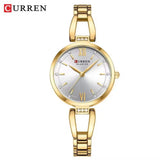 Montre à quartz en acier inoxydable pour femme, montre-bracelet de luxe pour fille, mode pour femme, horloge féminine d'affaires, bracelet, 9092