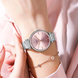 Curren 9081 montre à Quartz pour femme de marque de mode élégante étanche loisirs Simple bracelet en acier or et argent montre pour femme