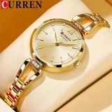 Montre à quartz en acier inoxydable pour femme, montre-bracelet de luxe pour fille, mode pour femme, horloge féminine d'affaires, bracelet, 9092