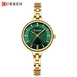 CURREN 9097 montre à Quartz décontractée pour femmes élégant Design Simple étanche bracelet en acier inoxydable mode affaires montre-bracelet dame