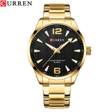 CURREN 8434 marque de mode montre pour hommes étanche veilleuse élégante affaires bracelet en acier inoxydable hommes cadeau montre reloj hombre