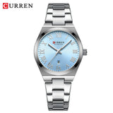 CURREN luxe femmes montres mode décontracté femmes en acier inoxydable Quartz montres vie étanche petite amie cadeau