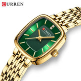 Curren 9093 Original mode montre à Quartz en acier inoxydable pour femmes élégantes dames montres étanche montre-bracelet pour femme mains