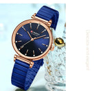 Curren 9081 montre à Quartz pour femme de marque de mode élégante étanche loisirs Simple bracelet en acier or et argent montre pour femme