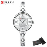 CURREN femmes montres de luxe mode femmes montres à Quartz haut de gamme strass cadran horloge étanche Reloj Mujer 9097