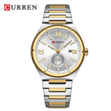 CURREN 8471 Montre Homme Luxe Bracelet en Acier Montre Homme Étanche Quartz Calendrier Montres Affaires pour Hommes Relogios Masculino