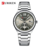 CURREN 8471 Montre Homme Luxe Bracelet en Acier Montre Homme Étanche Quartz Calendrier Montres Affaires pour Hommes Relogios Masculino