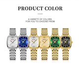 Curren 9093 Original mode montre à Quartz en acier inoxydable pour femmes élégantes dames montres étanche montre-bracelet pour femme mains