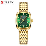Curren 9093 Original mode montre à Quartz en acier inoxydable pour femmes élégantes dames montres étanche montre-bracelet pour femme mains