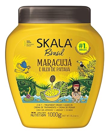 SKALA - Brasil - Creme de Tratamento 2 em 1 Maracuja e Oleo De Pataua 1 Kg
