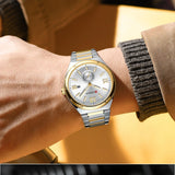 CURREN 8471 Montre Homme Luxe Bracelet en Acier Montre Homme Étanche Quartz Calendrier Montres Affaires pour Hommes Relogios Masculino