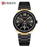 CURREN 8471 Montre Homme Luxe Bracelet en Acier Montre Homme Étanche Quartz Calendrier Montres Affaires pour Hommes Relogios Masculino