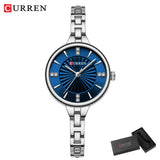 CURREN femmes montres de luxe mode femmes montres à Quartz haut de gamme strass cadran horloge étanche Reloj Mujer 9097