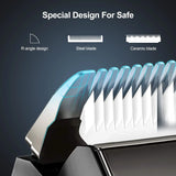 Kemei KM-1838 USB Base Lavable Hommes Rasoir Aine Barbe Tondeuse Coupe De Cheveux Multifonction Électrique Machine De Coupe De Cheveux