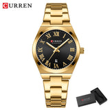 CURREN luxe femmes montres mode décontracté femmes en acier inoxydable Quartz montres vie étanche petite amie cadeau