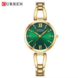 Montre à quartz en acier inoxydable pour femme, montre-bracelet de luxe pour fille, mode pour femme, horloge féminine d'affaires, bracelet, 9092