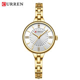 CURREN femmes montres de luxe mode femmes montres à Quartz haut de gamme strass cadran horloge étanche Reloj Mujer 9097