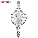 CURREN femmes montres de luxe mode femmes montres à Quartz haut de gamme strass cadran horloge étanche Reloj Mujer 9097
