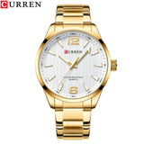 CURREN 8434 marque de mode montre pour hommes étanche veilleuse élégante affaires bracelet en acier inoxydable hommes cadeau montre reloj hombre