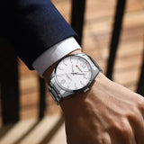 CURREN 8434 marque de mode montre pour hommes étanche veilleuse élégante affaires bracelet en acier inoxydable hommes cadeau montre reloj hombre