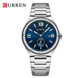 CURREN 8471 Montre Homme Luxe Bracelet en Acier Montre Homme Étanche Quartz Calendrier Montres Affaires pour Hommes Relogios Masculino