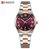 CURREN luxe femmes montres mode décontracté femmes en acier inoxydable Quartz montres vie étanche petite amie cadeau