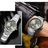 CURREN 8471 Montre Homme Luxe Bracelet en Acier Montre Homme Étanche Quartz Calendrier Montres Affaires pour Hommes Relogios Masculino