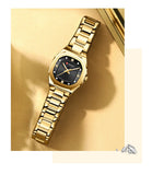 CURREN  Montre pour femme avec accents de diamants Bracelet en acier inoxydable élégant, design élégant livré avec une boîte gratuite