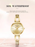 Montre à quartz en acier inoxydable pour femme, montre-bracelet de luxe pour fille, mode pour femme, horloge féminine d'affaires, bracelet, 9092